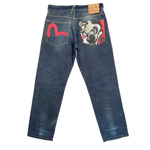 evisu, monk logo, 32 waist - Picture 3 of 3